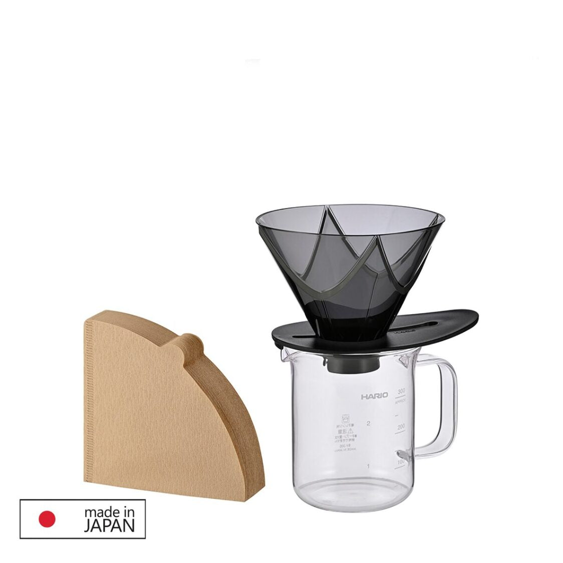 HARIO Dripper "MUGEN" Server Set (VDMU-2018-TB)