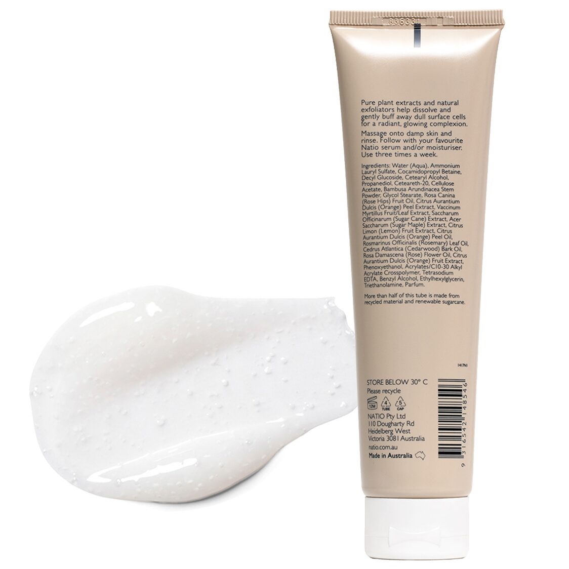 Natio Ageless Skin Renewal Exfoliator 100g