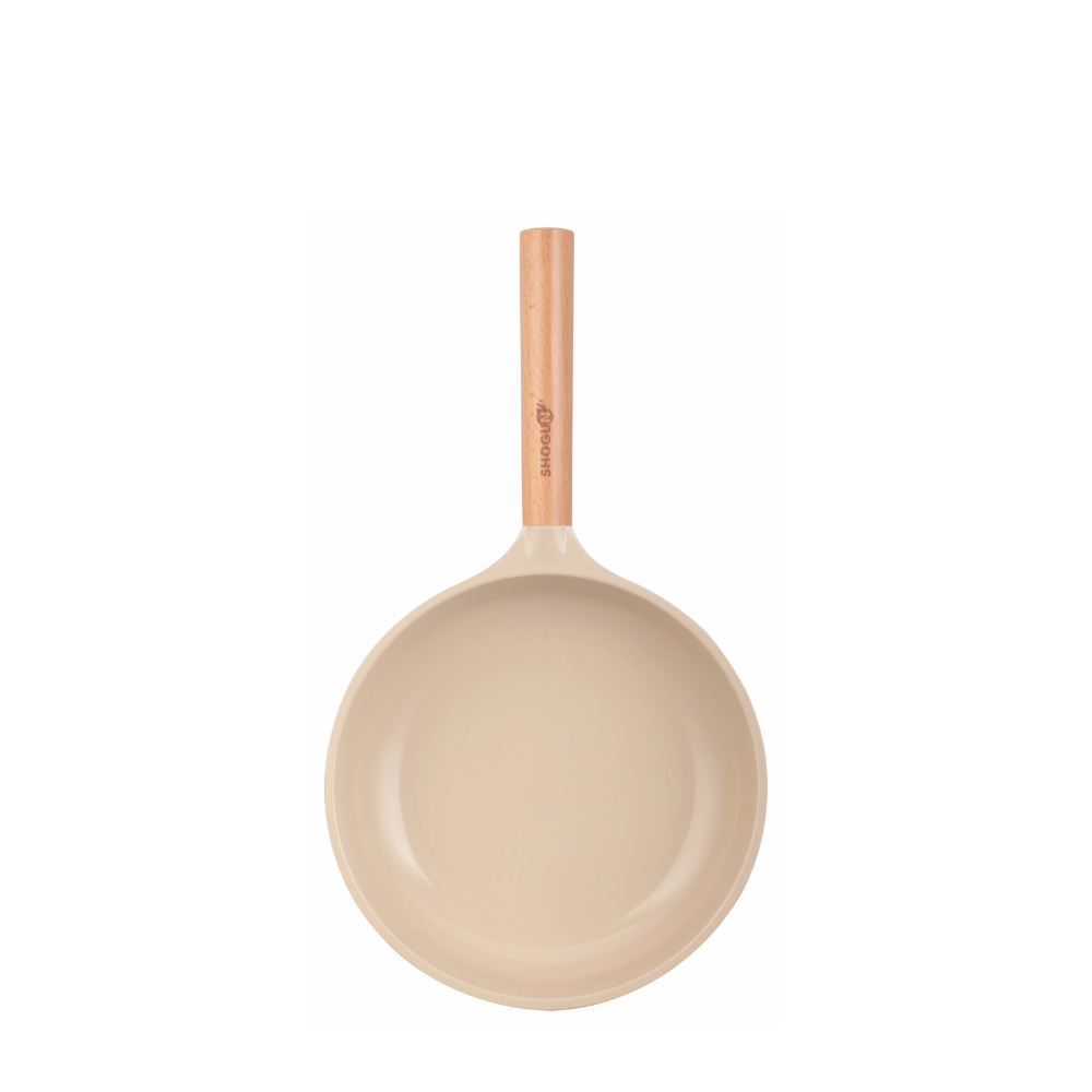 La Gourmet Shogun Ivory Ceramic 24cm Frypan LGSNIY422446