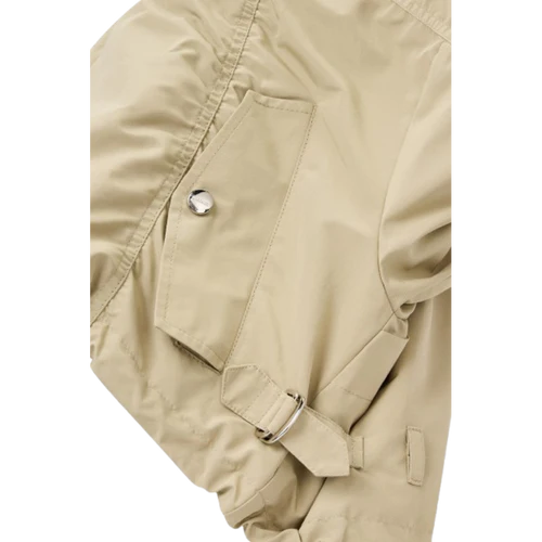 Voice Of Voices Neck String Detailed Short Bomber Jumper