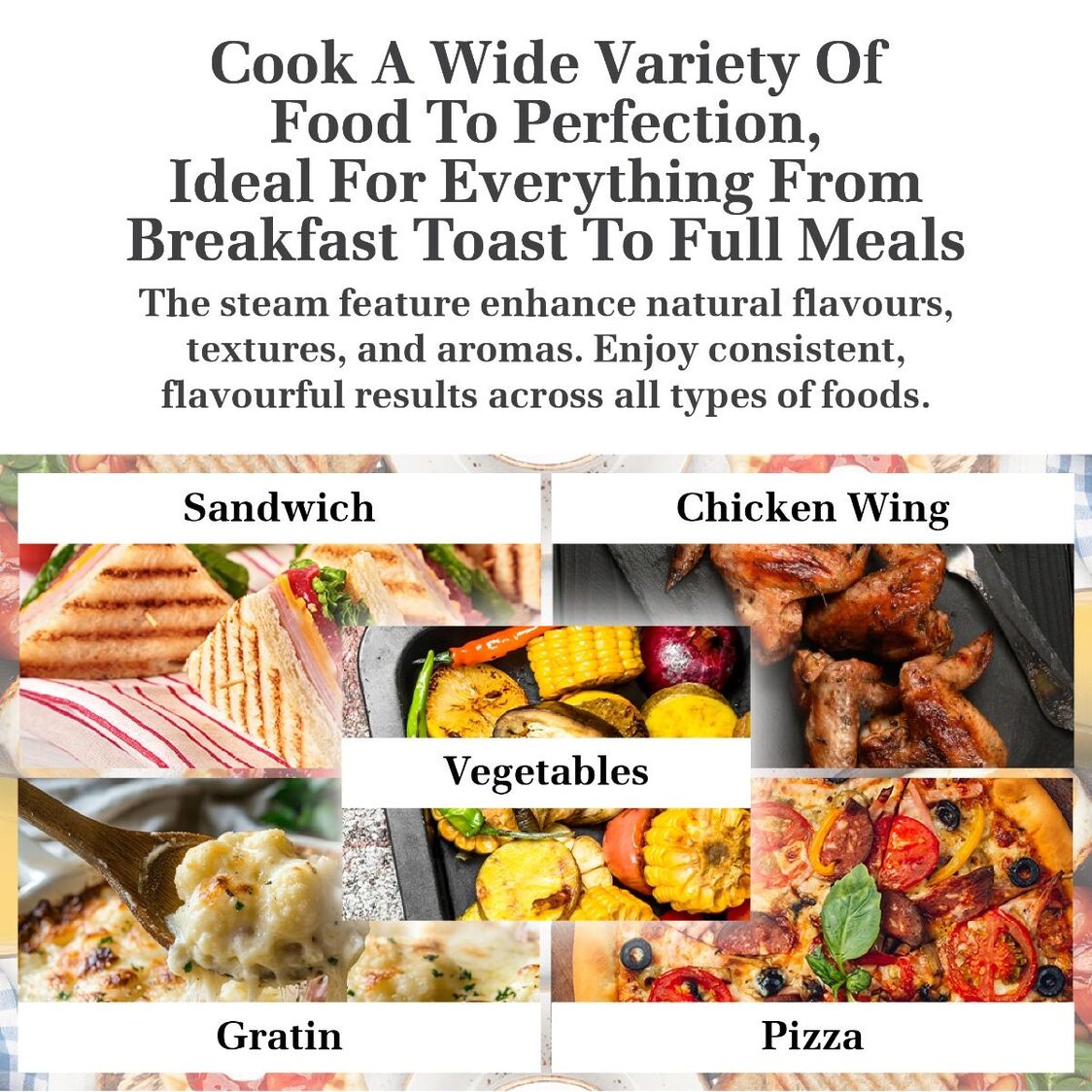 La Gourmet 10L Electric Steam Oven LGELOV420794