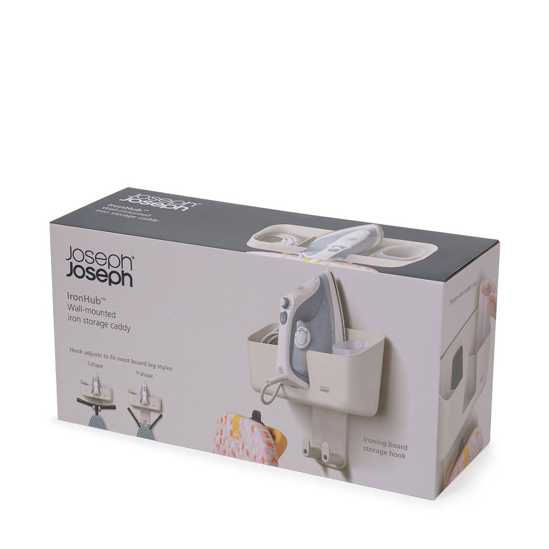 Joseph-Joseph IronHub Wall-mounted Ecru Iron Storage Caddy