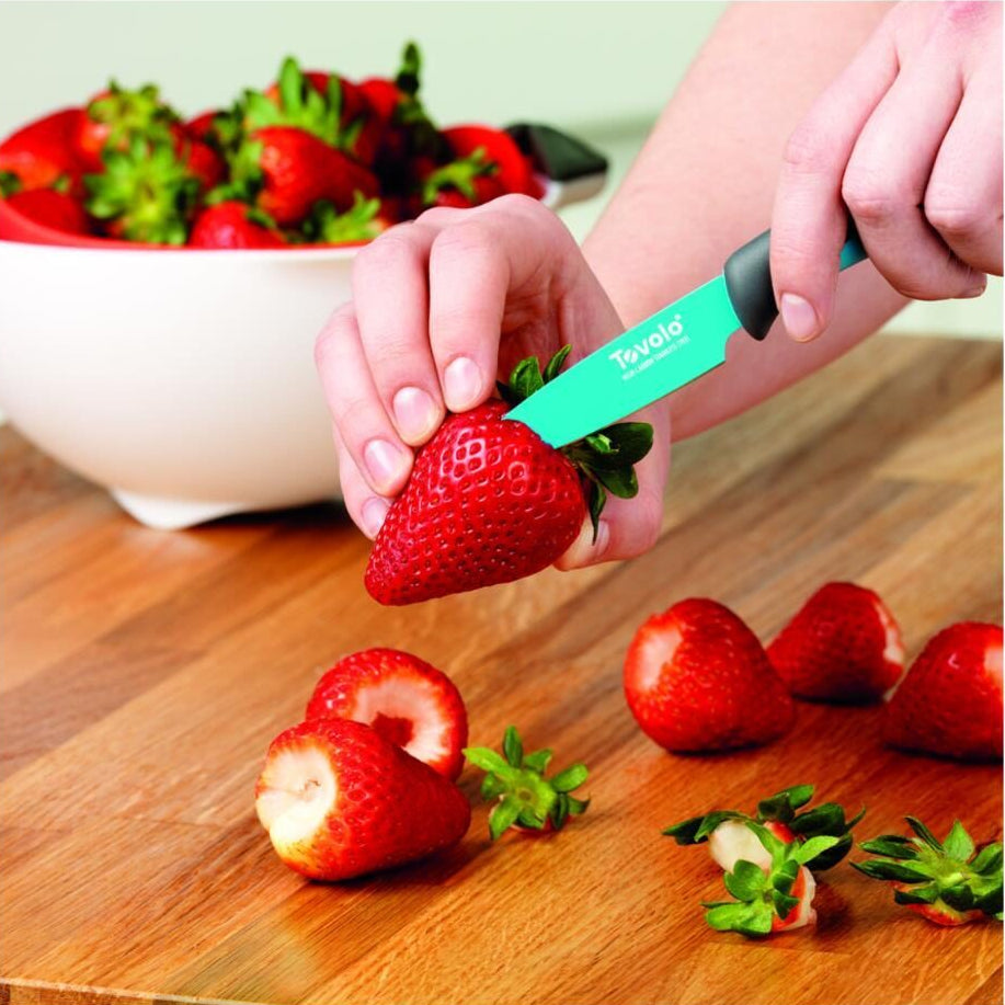 Tovolo Comfort Grip Paring Knife Ice Blue