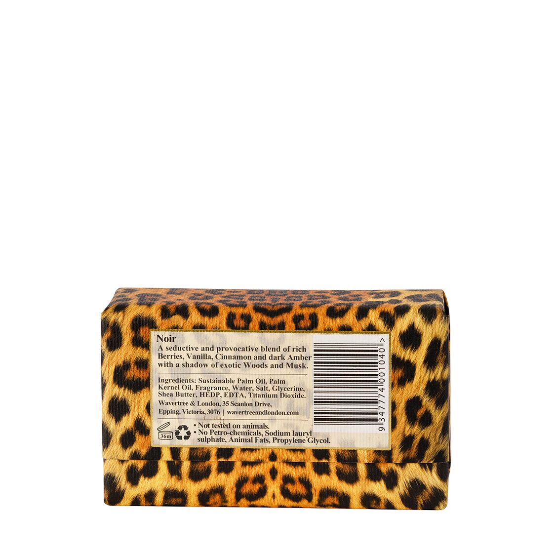 Wavertree & London Noir Soap Bar 200g