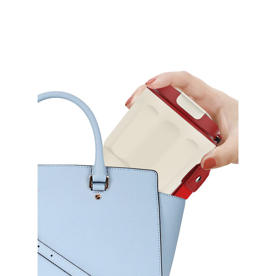 Endo Double Stainless Steel Thermal Coffee Mug 380ml (CX-3014)