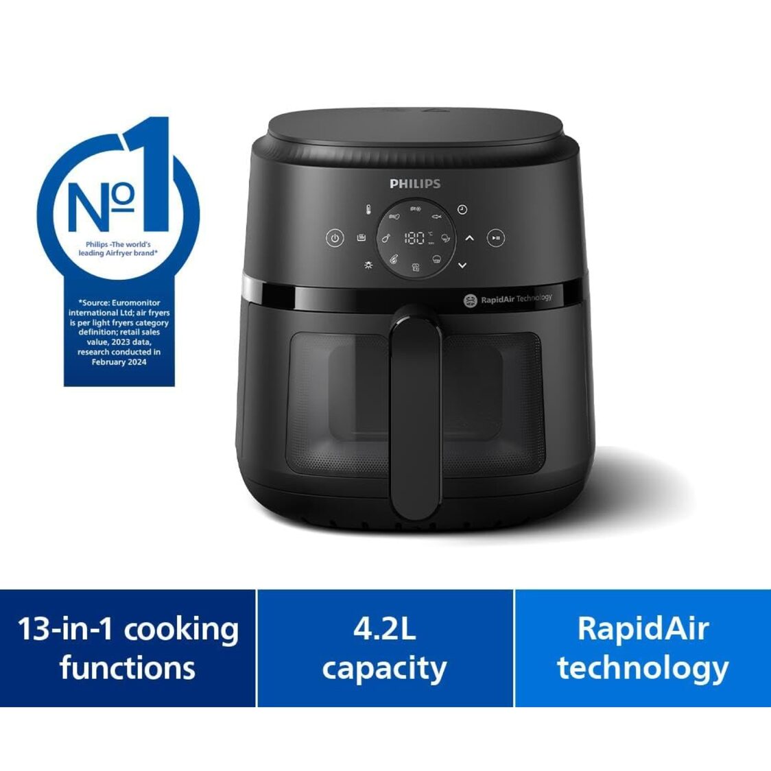 Philips 2000 Series Air Fryer 4.2L (NA221/09)