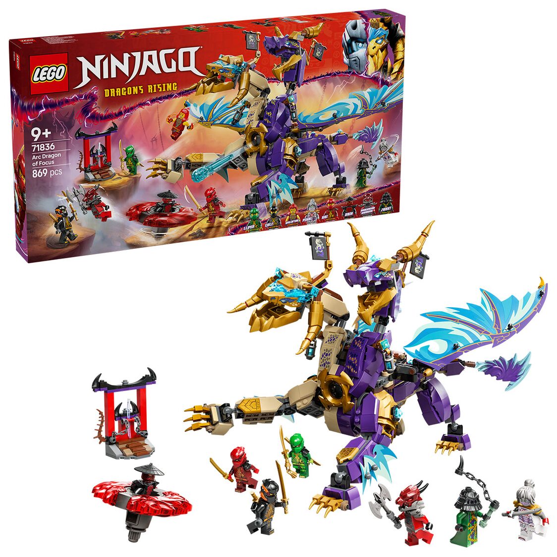 Lego Arc Dragon of Focus 71836