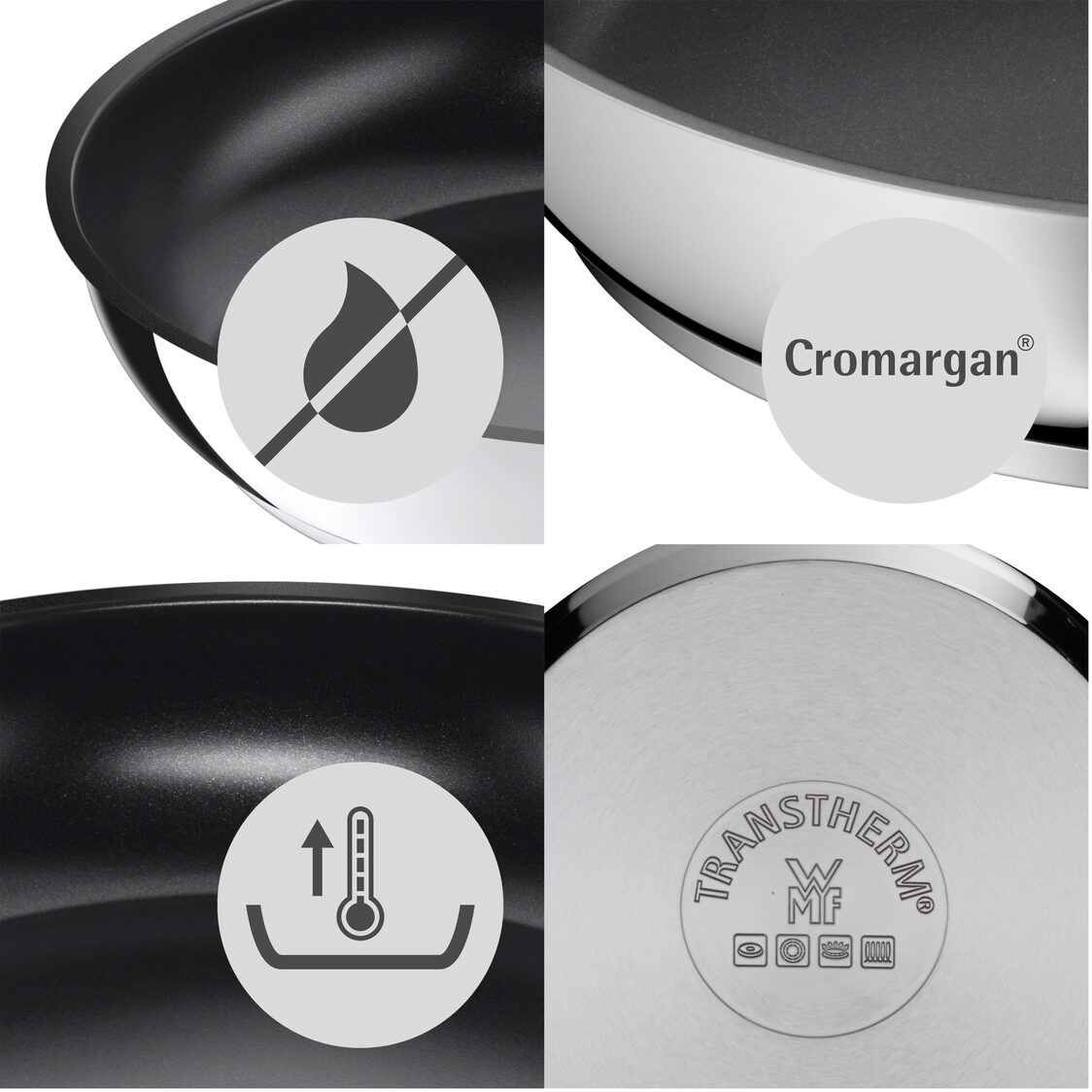 WMF Durado Frying Pan with Ceramic Coating 24 cm (07-4824-6021)