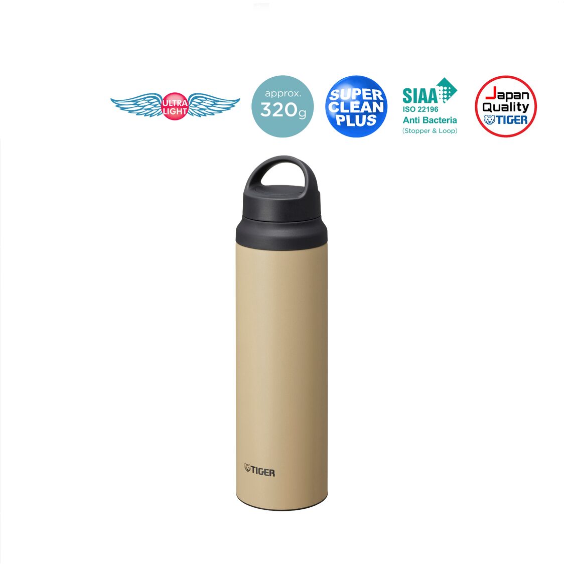 TIGER Anti-Bacterial Double Stainless Steel Bottle 800ml - Pacific Beach ( MCZ-S080 CZ)