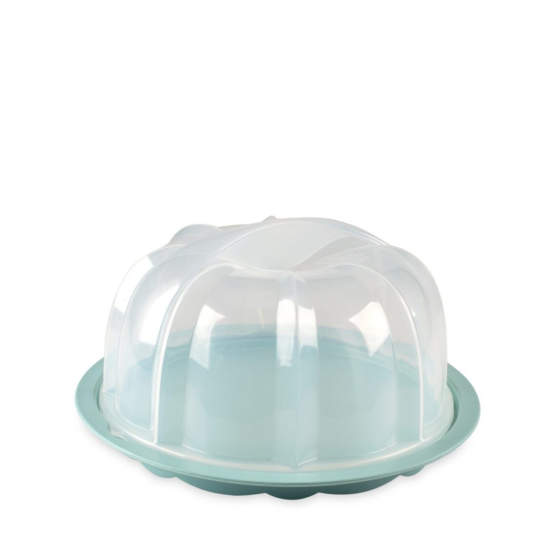 Nordicware Plastic Bundt Cake Keeper With Translucent Lid