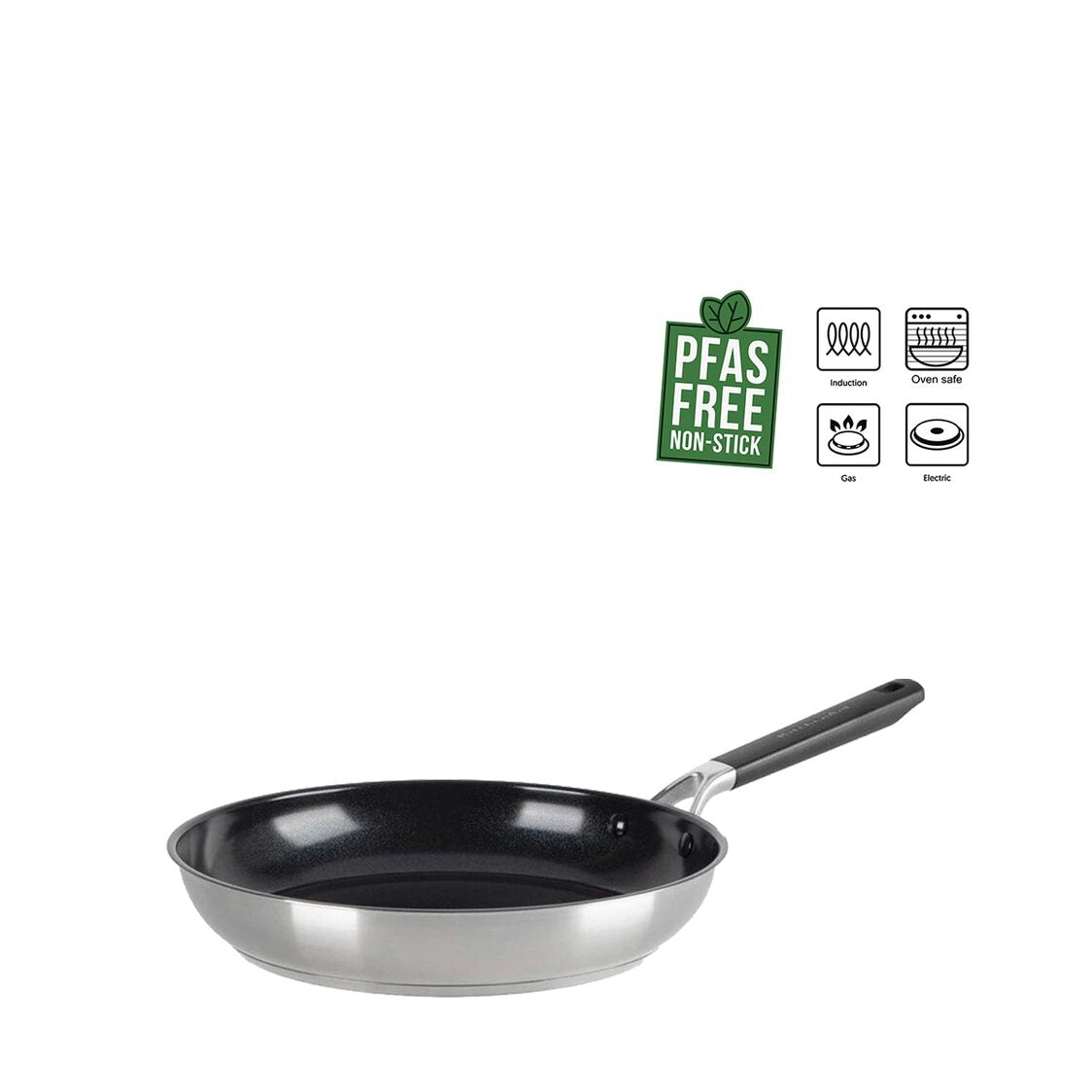 Kitchenaid Classic Stainless Steel 20cm Healthy Ceramic Open Frypan KACC697923