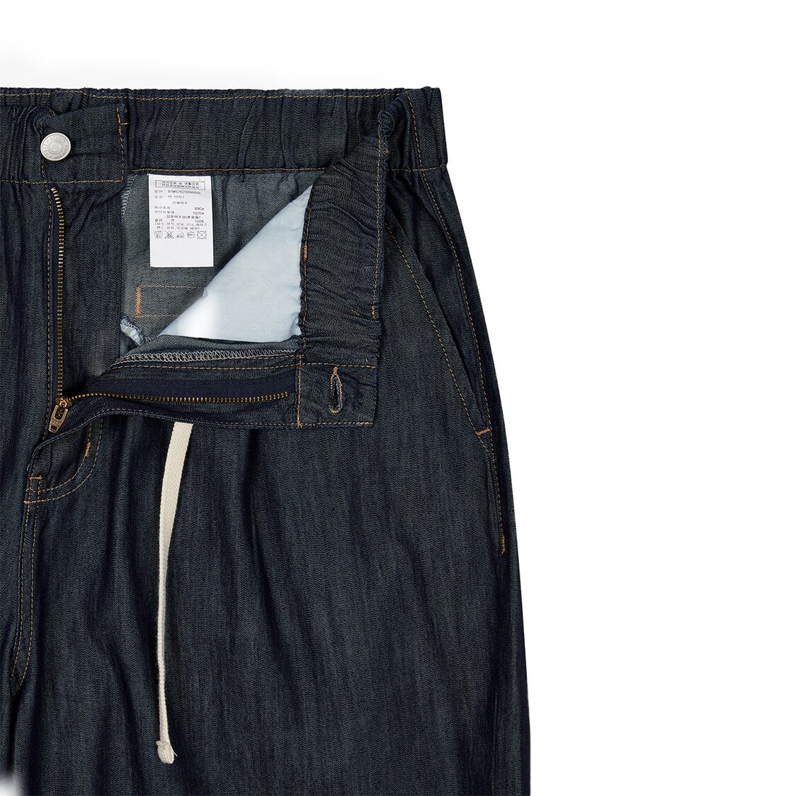 Studio Tomboy Drawstring Half Denim Indigo