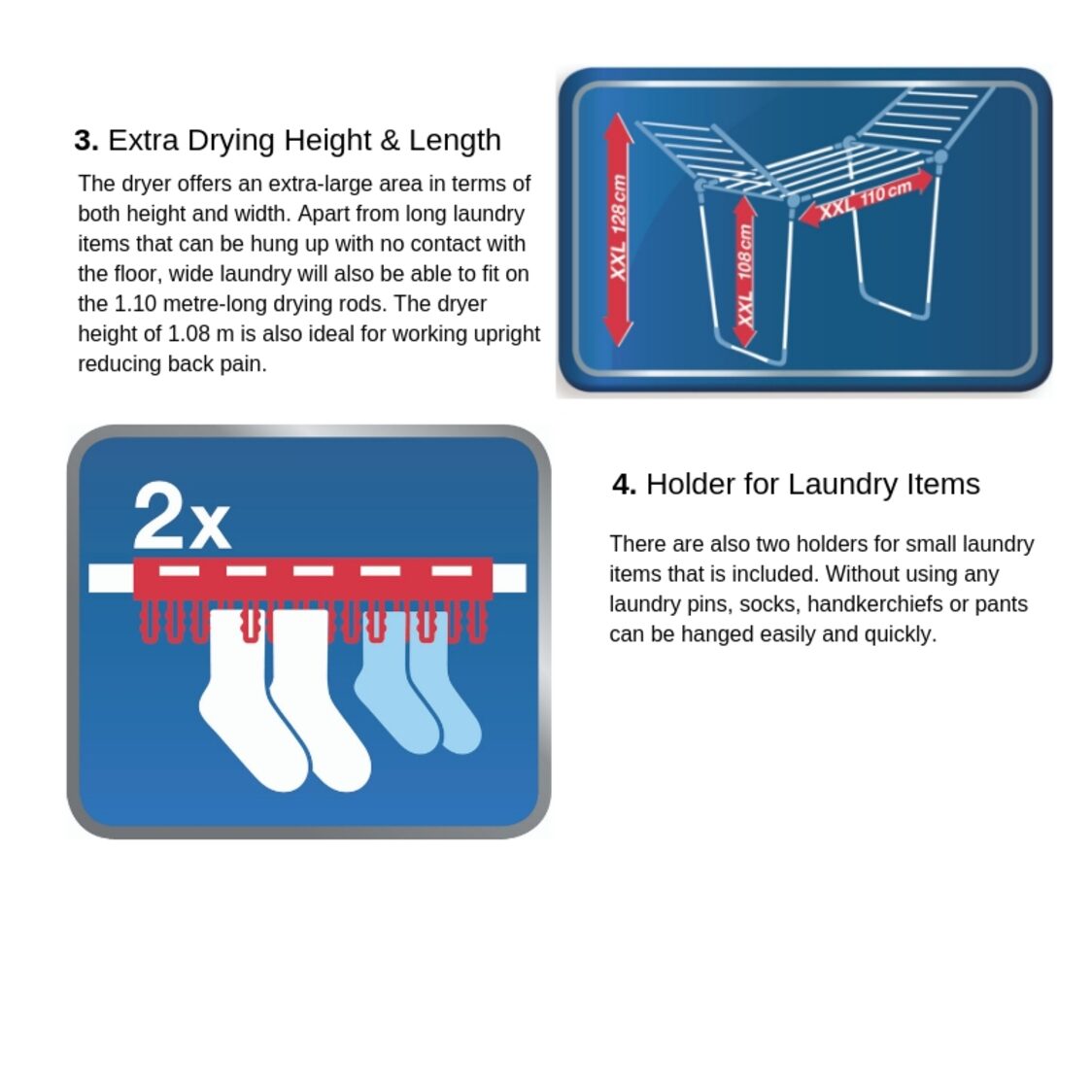 Leifheit Laundry Dryer Pegasus 180 Maxx L81650