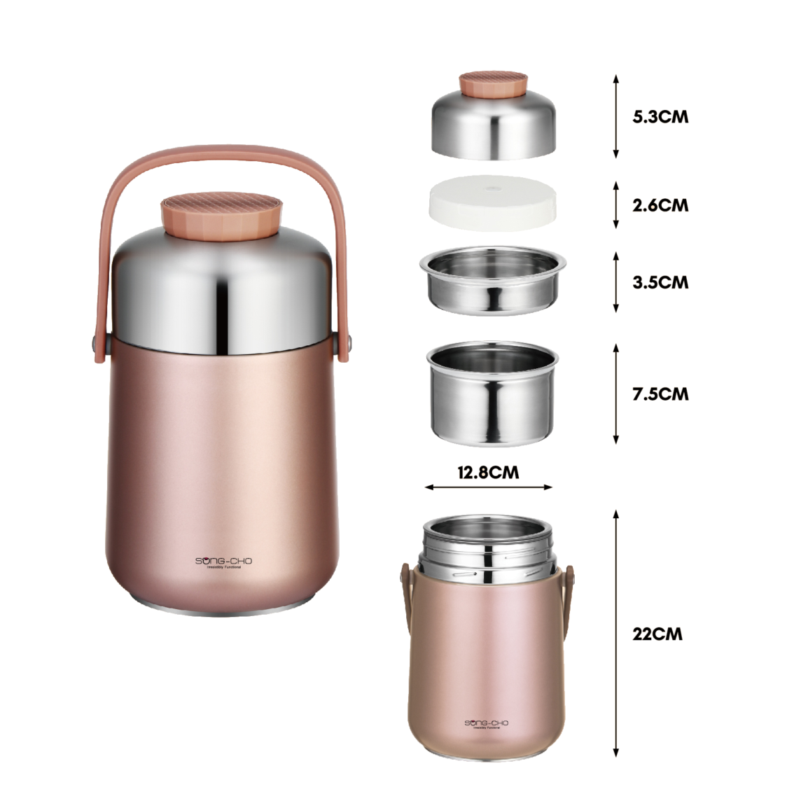 Song Cho TP17L 1.7L SUS316 Thermal Pot