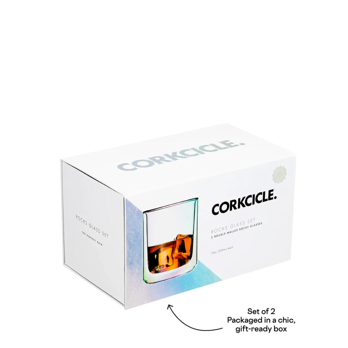 Corkcicle Rocks Glass 2pcs Set