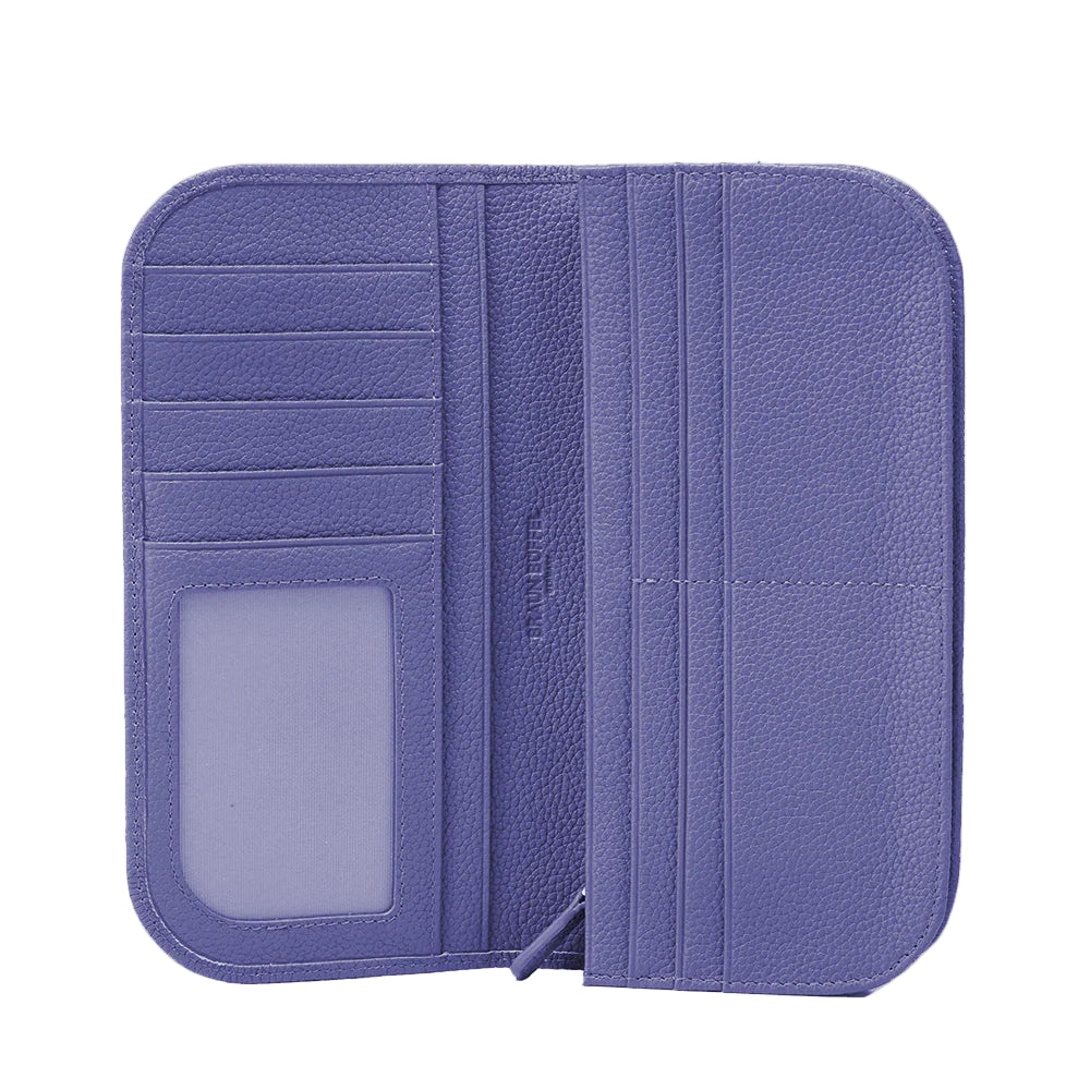 Braun Buffel Petals Bi-Fold Long Wallet With Zip