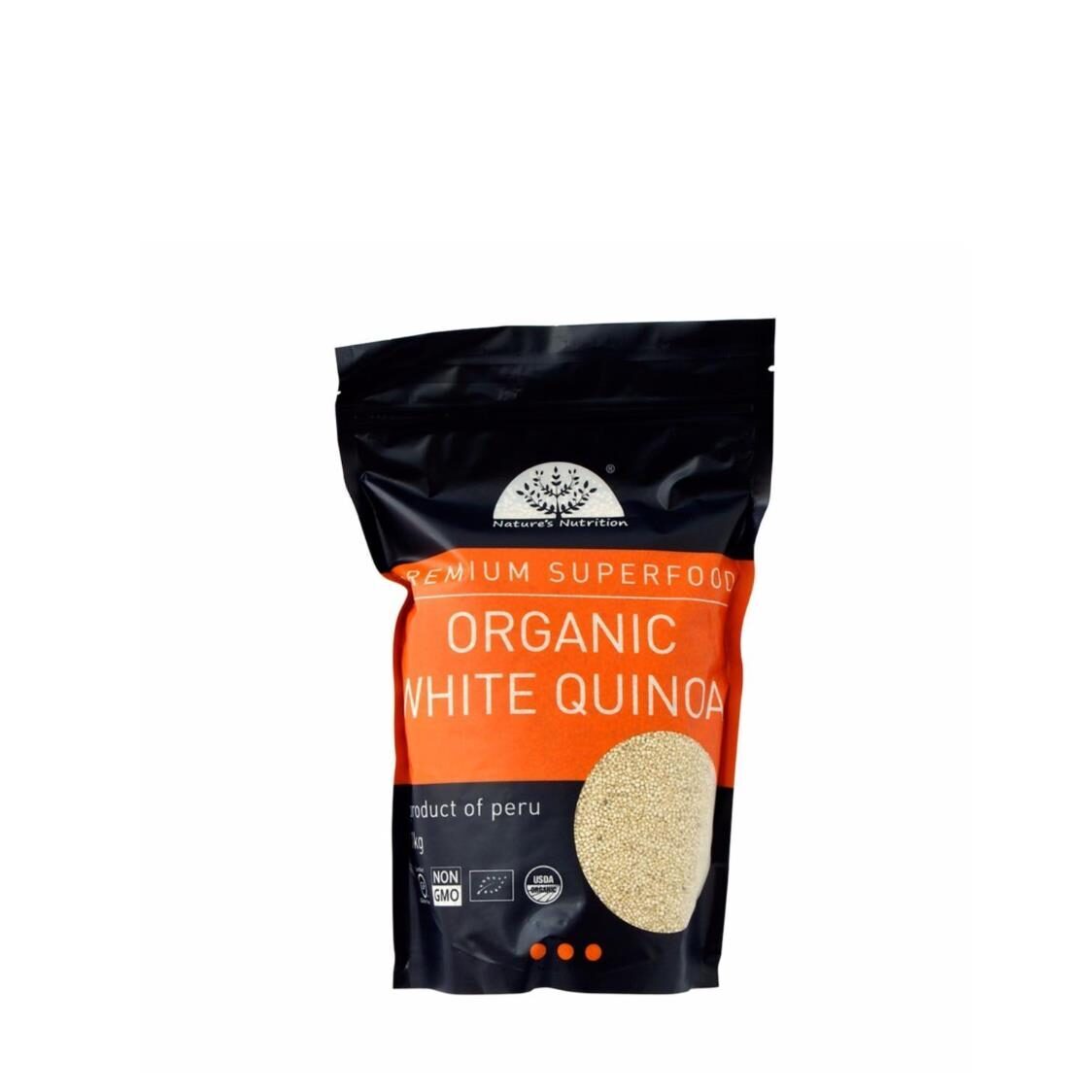 Nature's Nutrition Organic White Quinoa 1kg