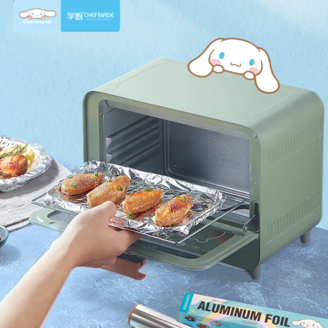 Chefmade Heavy Duty Aluminium Foil 30cmx5M Cinnamoroll (1898cm-CL5025)