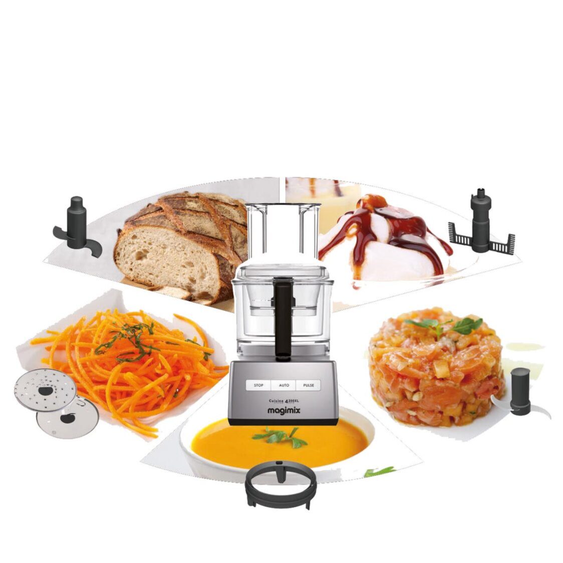Magimix 3200Xl Multifunction Food Processor - Rounge (MGMX023229)