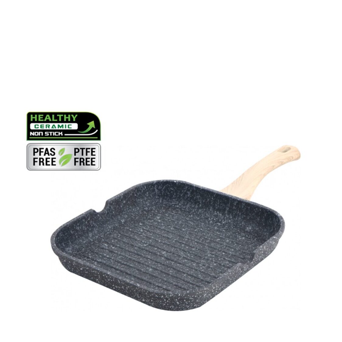 La Gourmet Shogun Granite Plus Ceragan 28Cm Ceramic Grillpan 418029