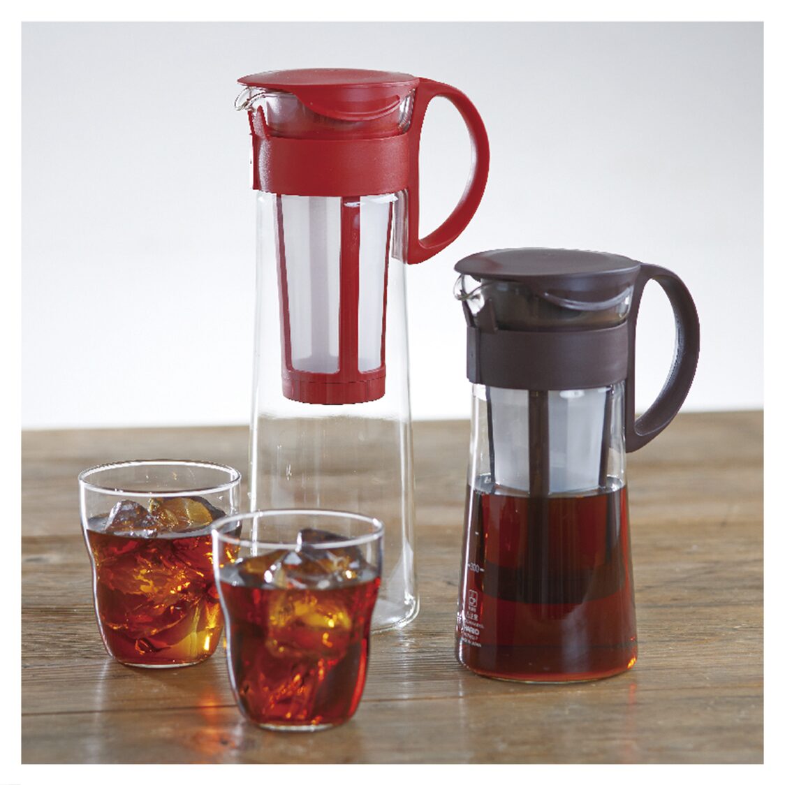 HARIO Mizudashi (Cold Brew) Coffee Pot 600ml - Red (MCPN-7R)