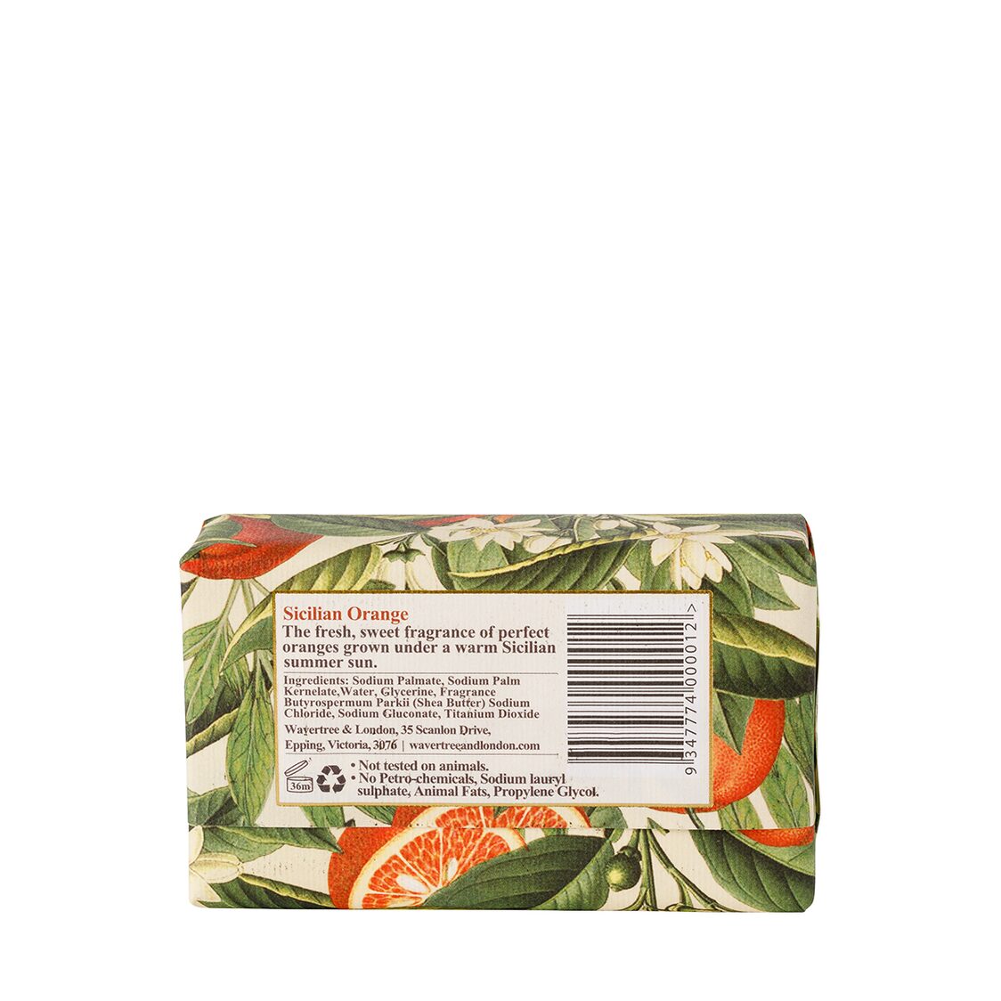 Wavertree & London Sicilian Orange Soap Bar 200g