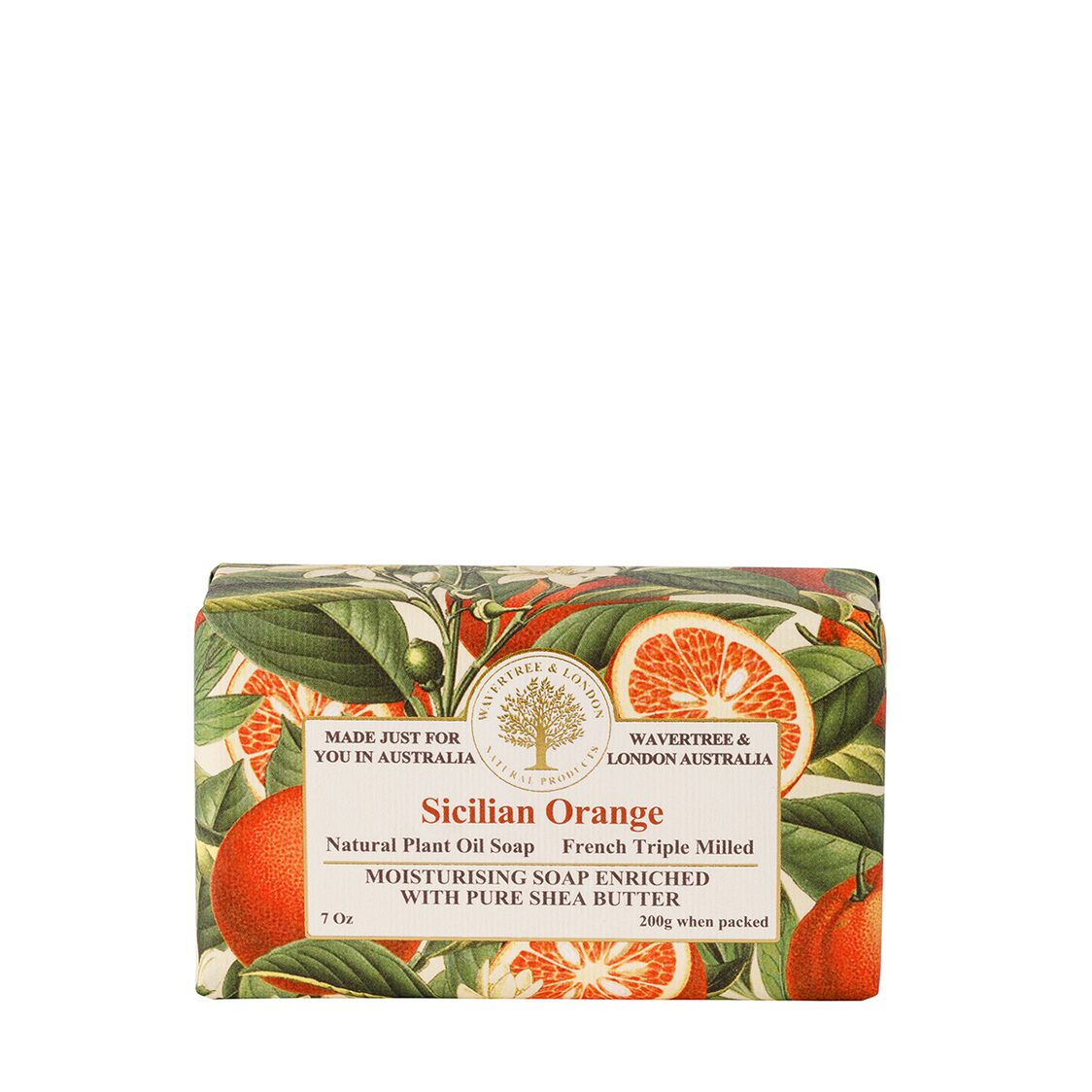 Wavertree & London Sicilian Orange Soap Bar 200g