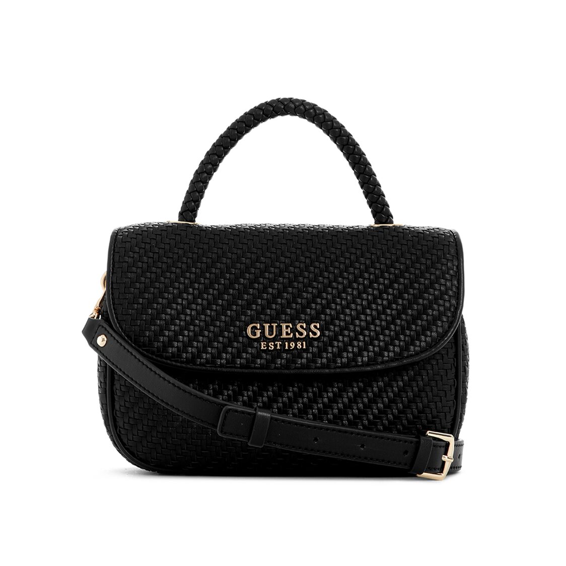 MIREMA TOP HANDLE FLAP,BLACK