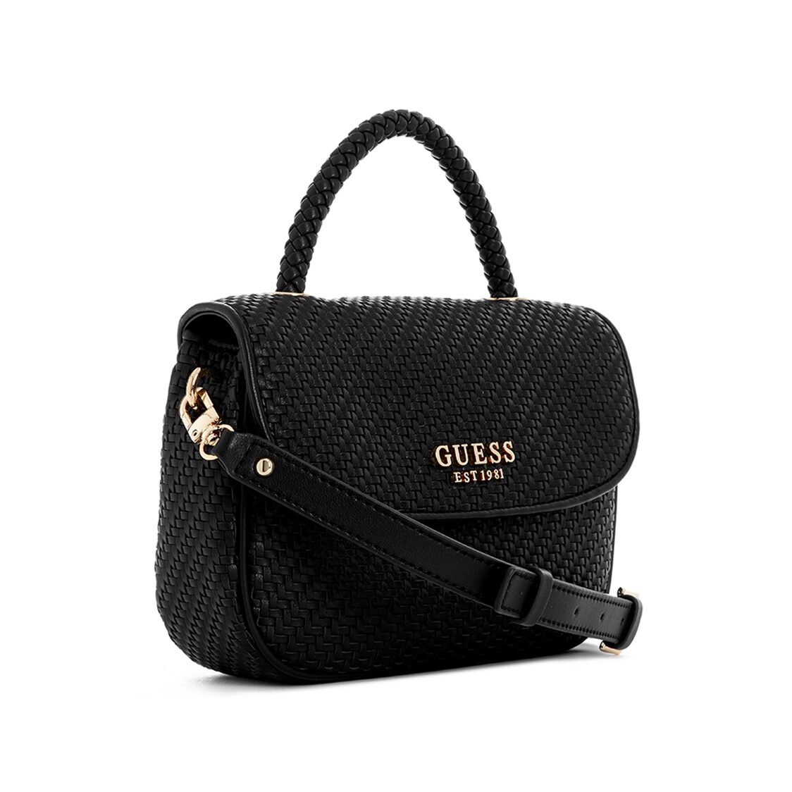 MIREMA TOP HANDLE FLAP,BLACK