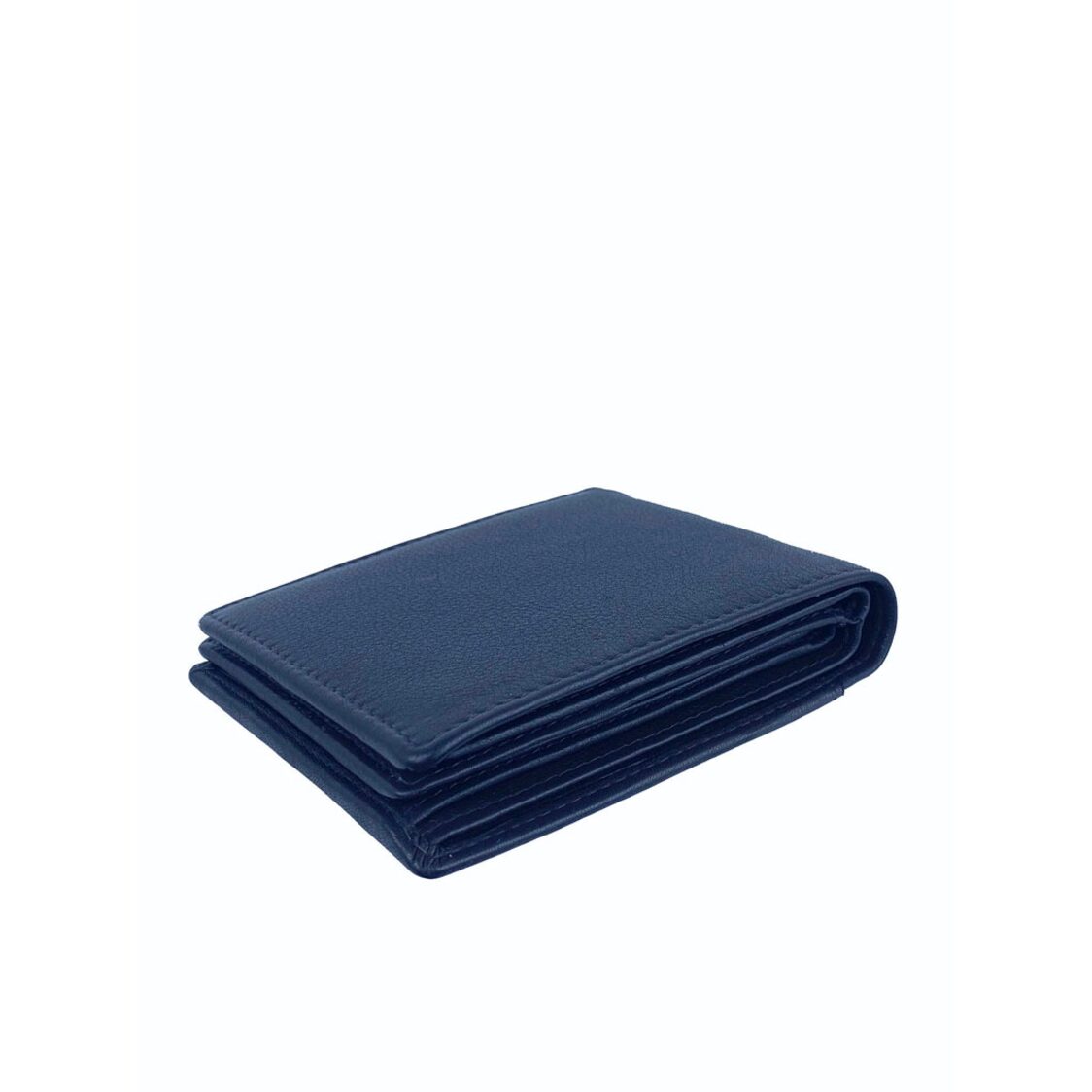 Mel&Co Genuine Leather Center Flap Wallet With Slip Pocket