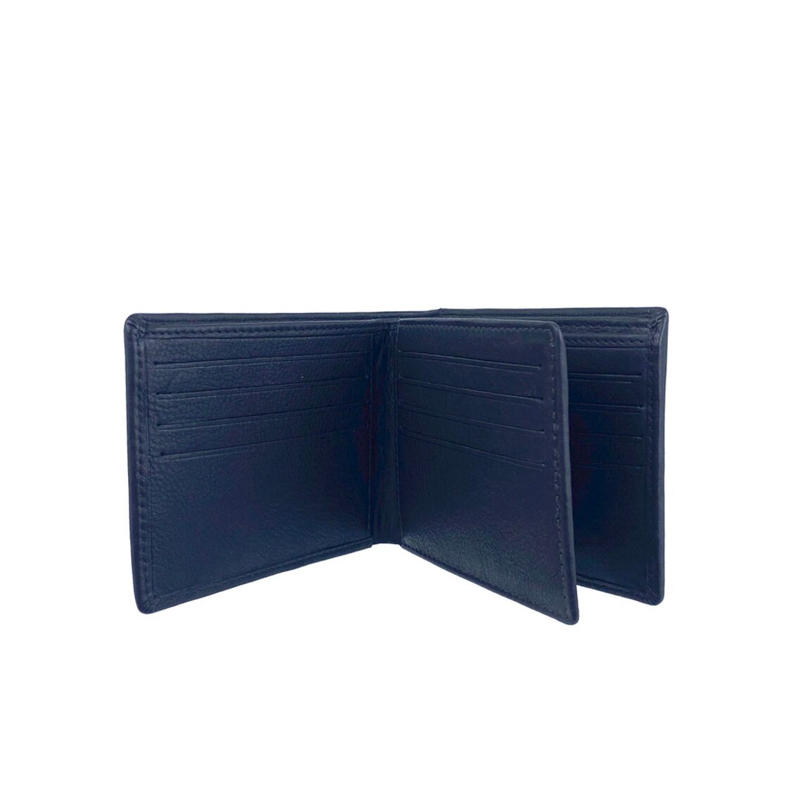 Mel&Co Genuine Leather Center Flap Wallet With Slip Pocket