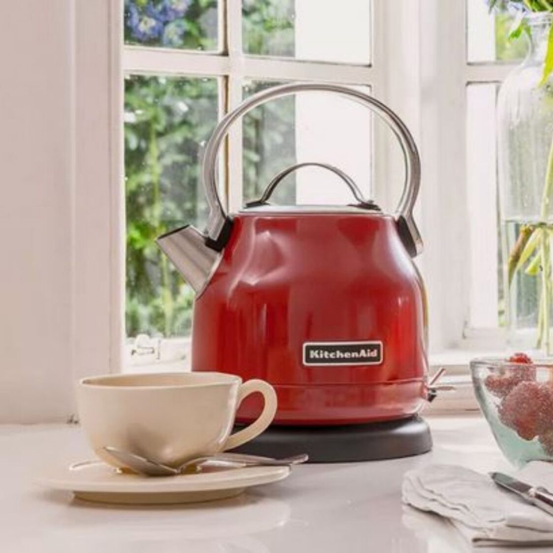 KitchenAid 1.2L Fully Metal Body Electric Kettle (KEK1222BER)