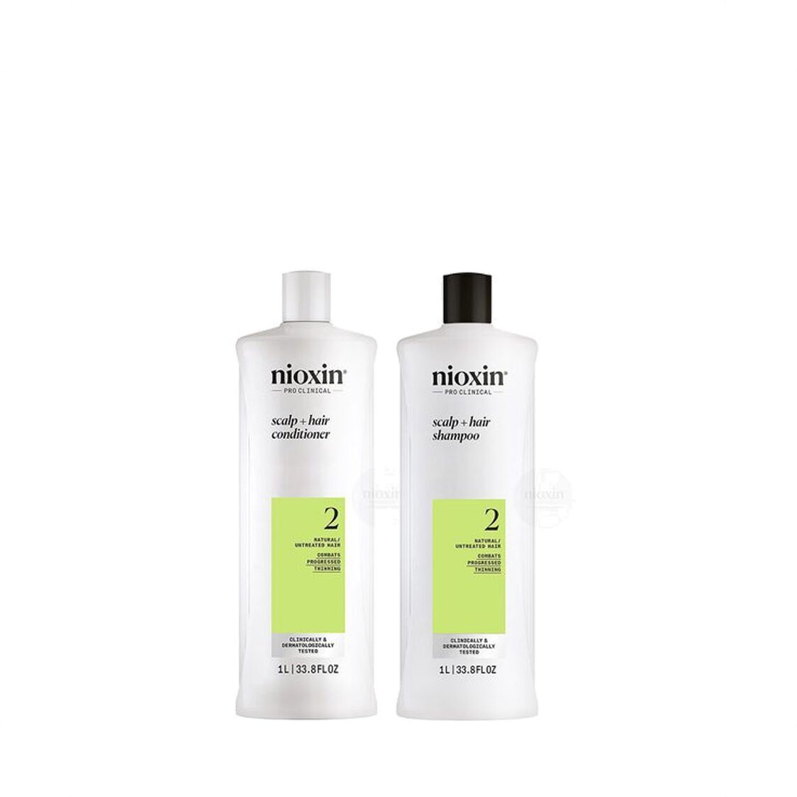 Nioxin System 2 Shampoo and Conditioner Bundle 1000ml