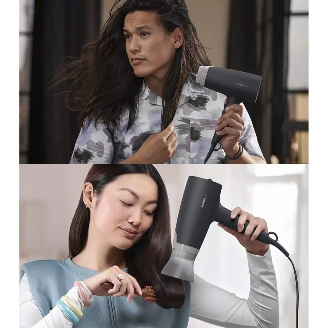 Philips 3000 Series ThermoProtect Hair Dryer with Ionic Care 2100W (BHD351/13)