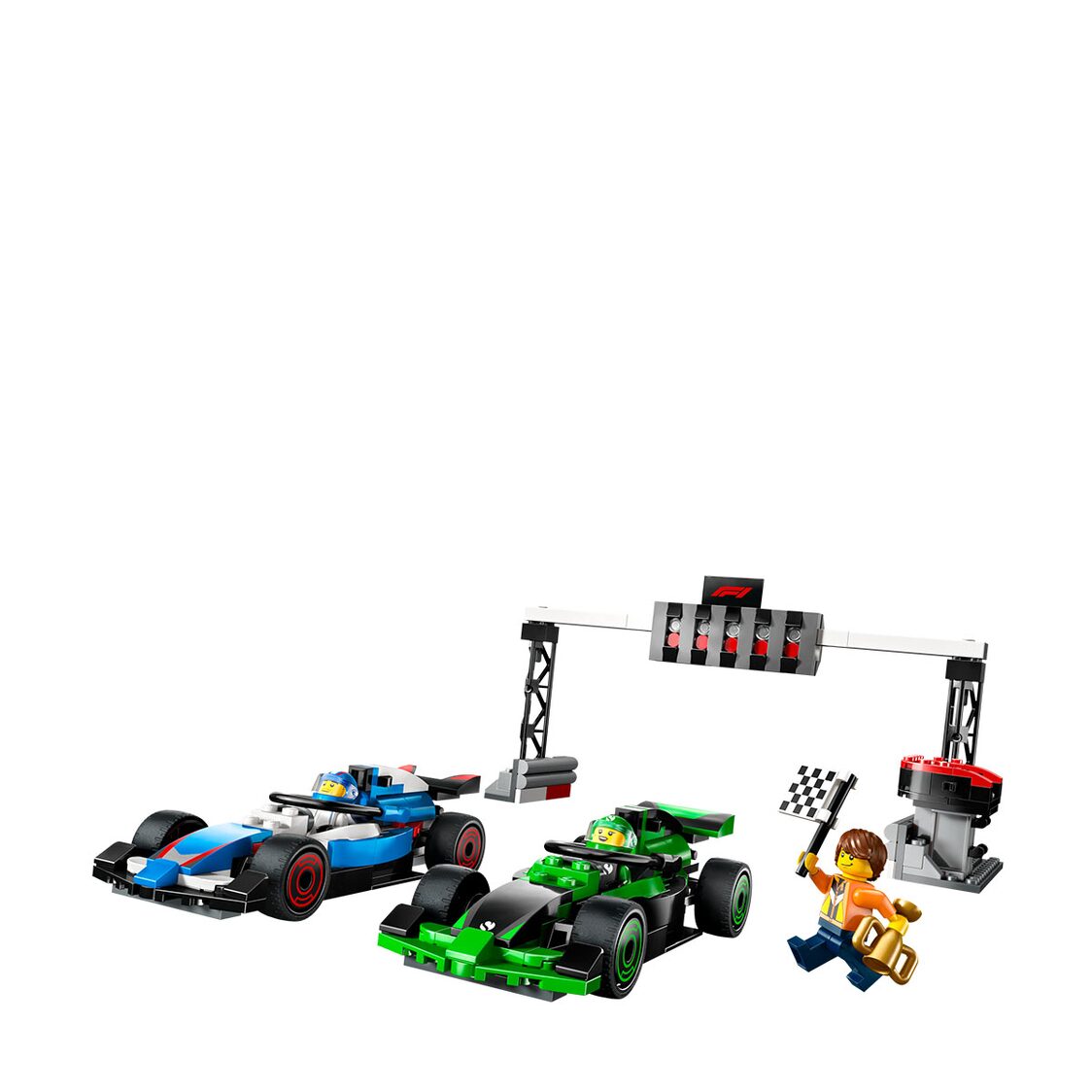 Lego F1® Grid with VCARB & Sauber Race Cars 60474