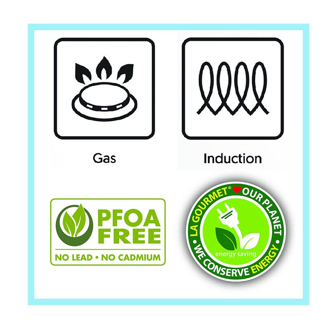 La Gourmet Shogun Flame 24Cm Marble Crepe Pan