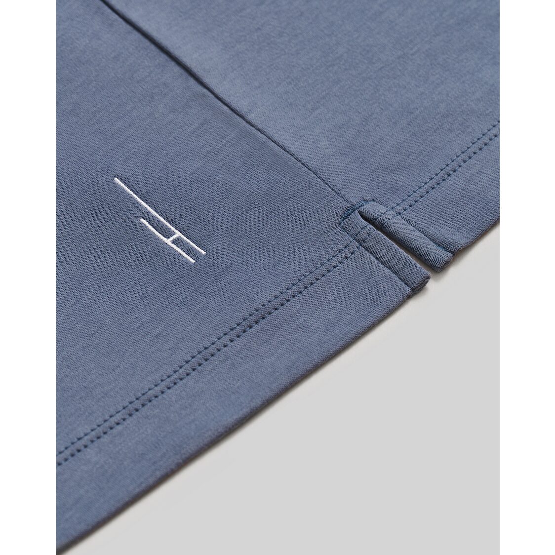 Highr Pima Cotton Tee Dusty Blue