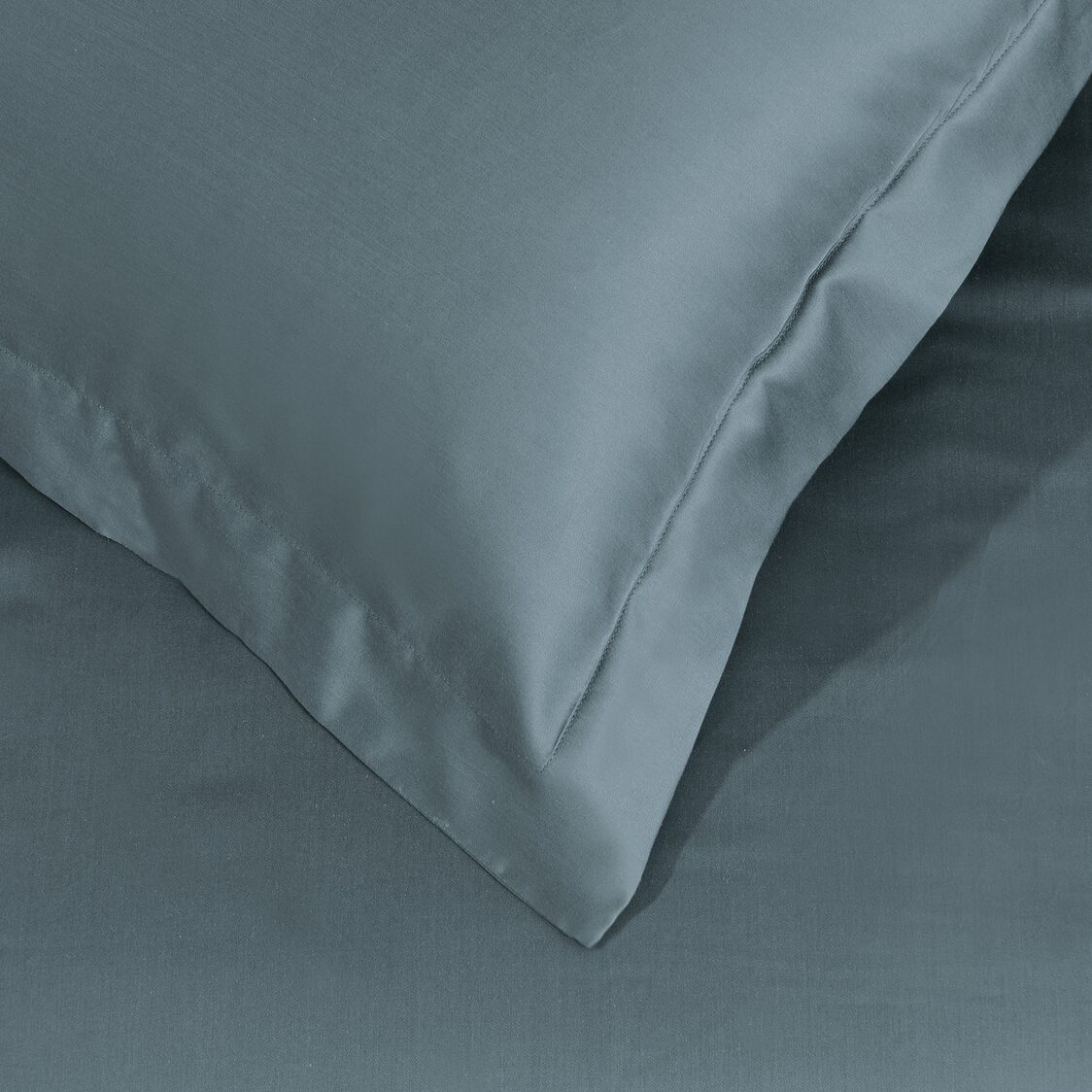 Bellami Tencel Organic Cotton Heirloom Solid 1300TC Fitted Sheet / Bedset - Cloudy Willow