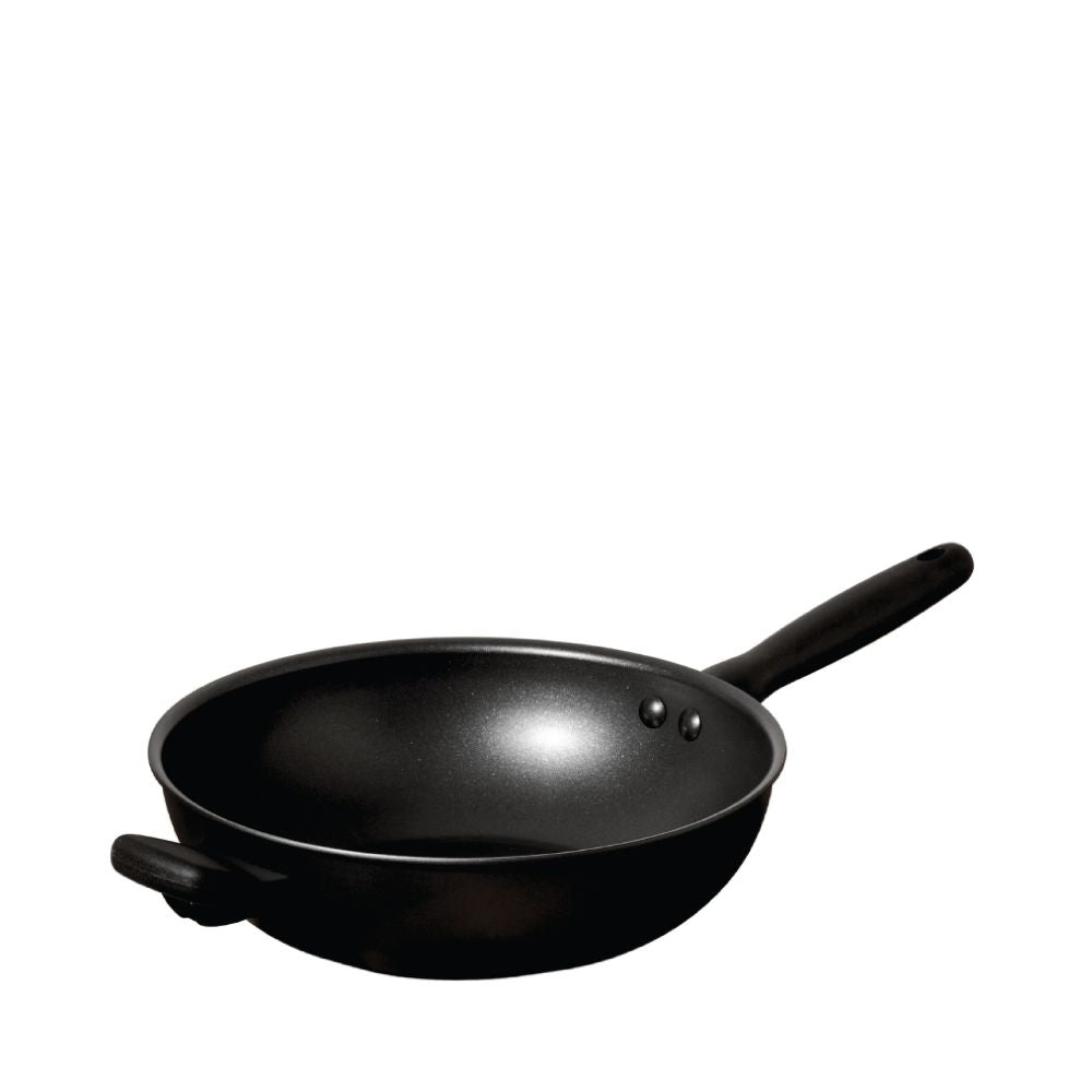 Meyer Midnight Nonstick 28cm Stirfry with Helper Handle 85078