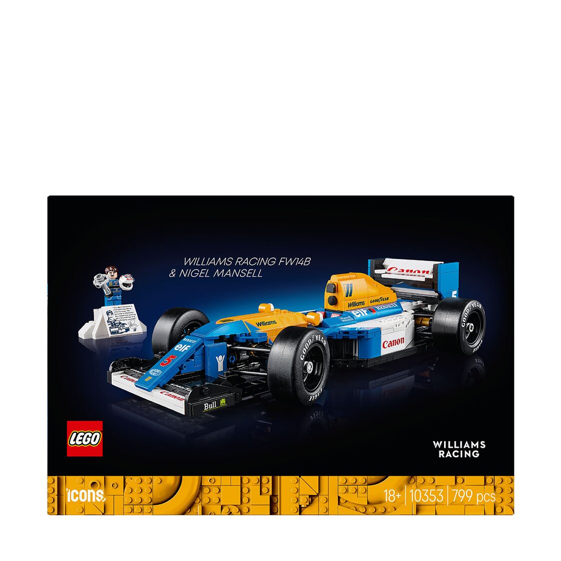 Lego Williams Racing FW14B & Nigel Mansell 10353