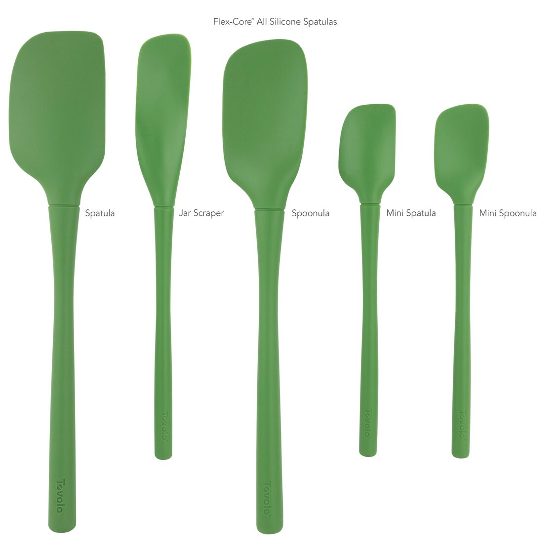 Tovolo Flex-Core Spatula Silicone Set S/5