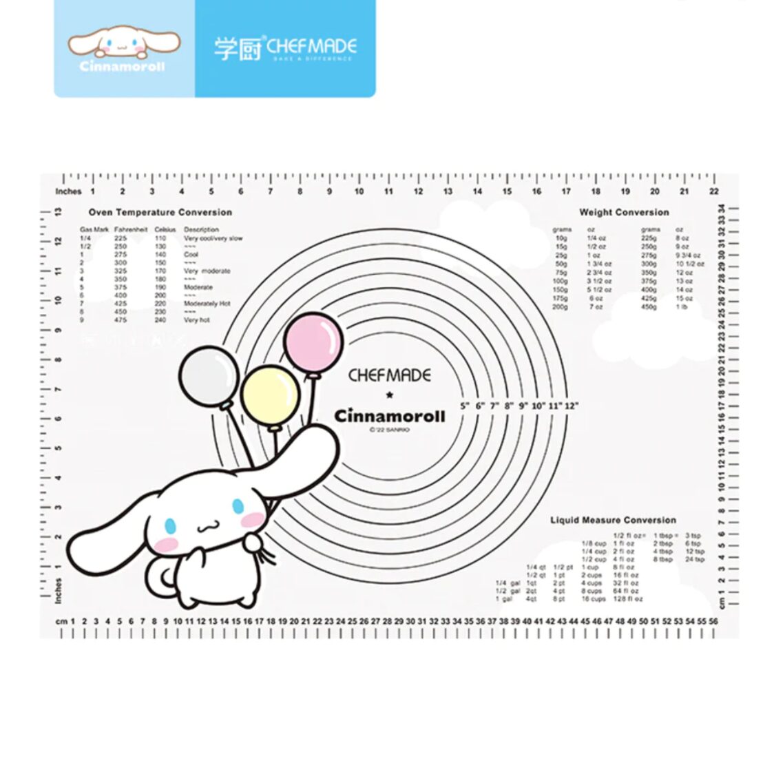 Chefmade Silicone Baking Mat L70xW49.5cm Cinnamoroll (1898cm-CL5028)