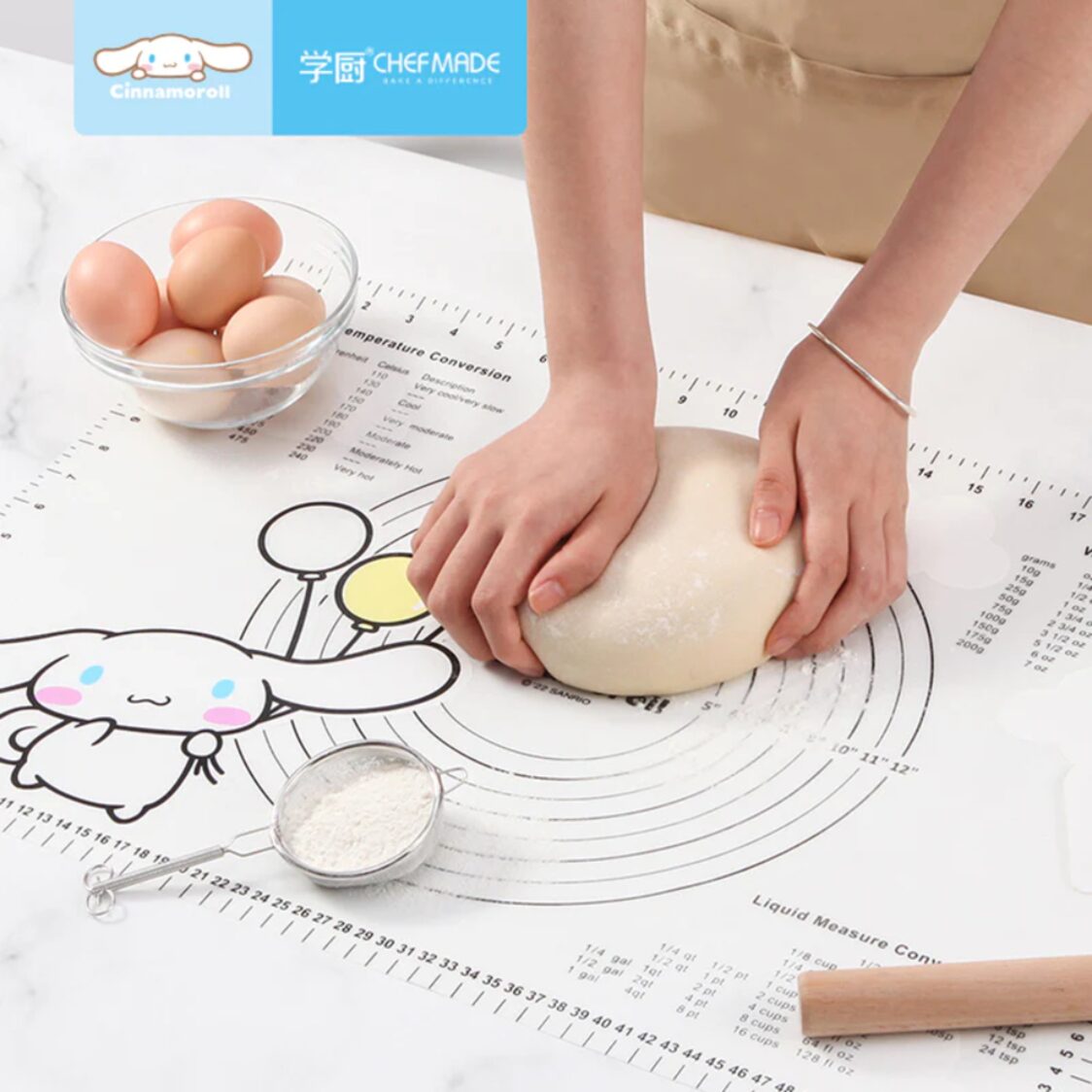 Chefmade Silicone Baking Mat L70xW49.5cm Cinnamoroll (1898cm-CL5028)