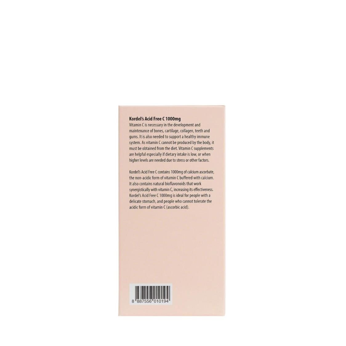 Kordel's Acid Free C 1000mg 120s