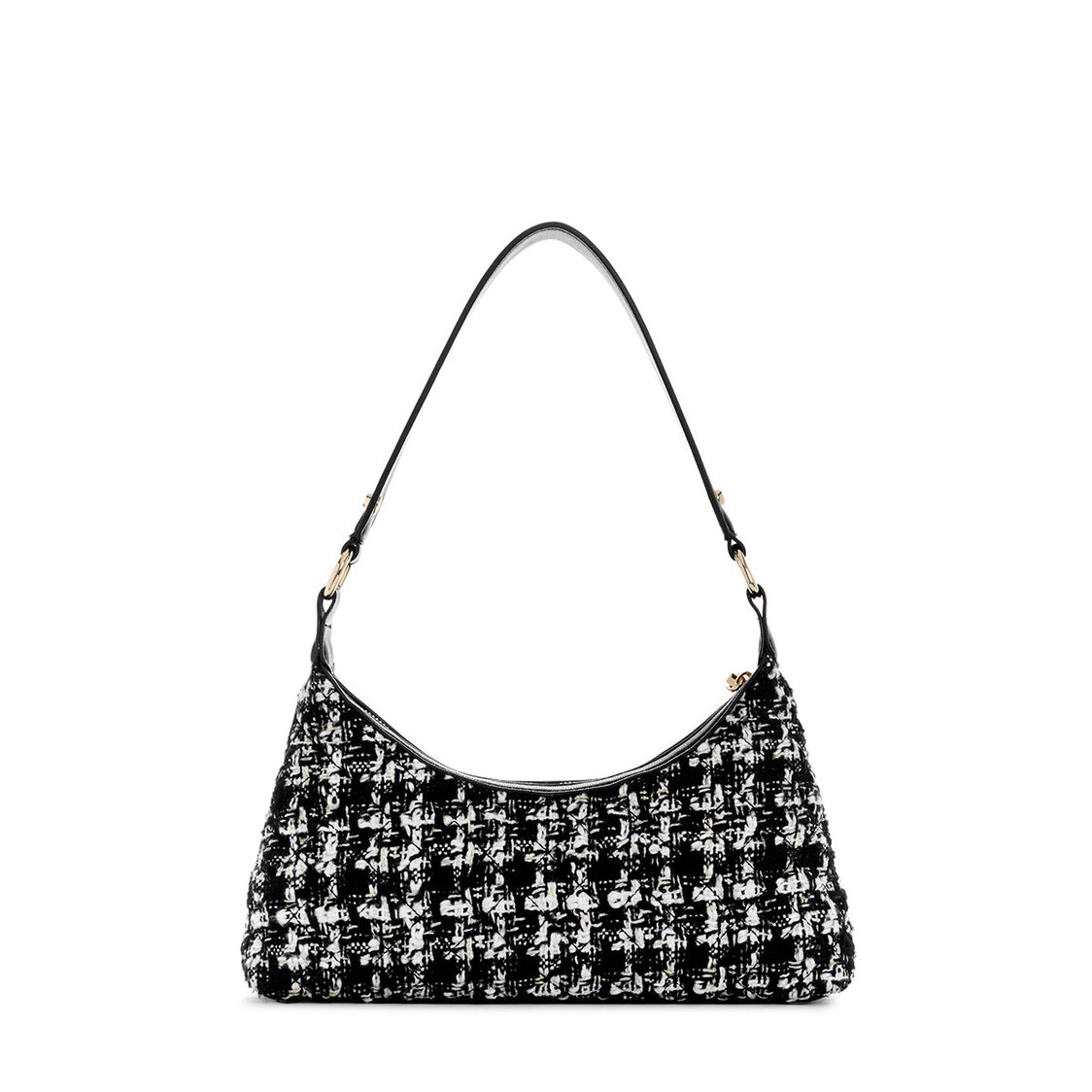 Guess Everlee Top Zip Shoulder Bag - Black Multi