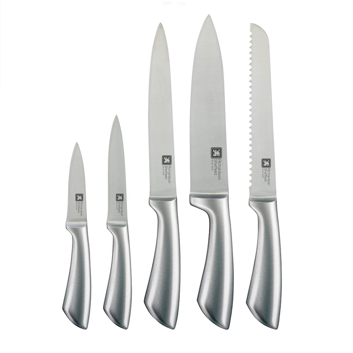Richardson Sheffield (UK) Fusion 5-pc Knife Block Set (Black)