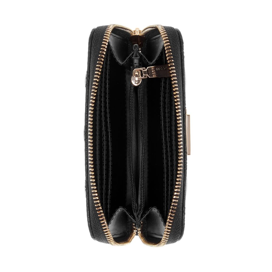 Guess Amorette Slg Med Zip Around - Black