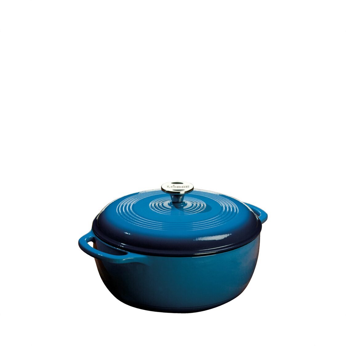 Lodge 7.5 Quart Blue Enameled Cast Iron Dutch Oven