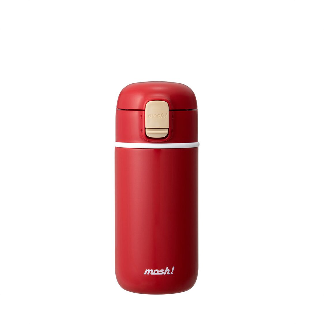 Mosh Latte One-Touch Tumbler (450ml) - Red