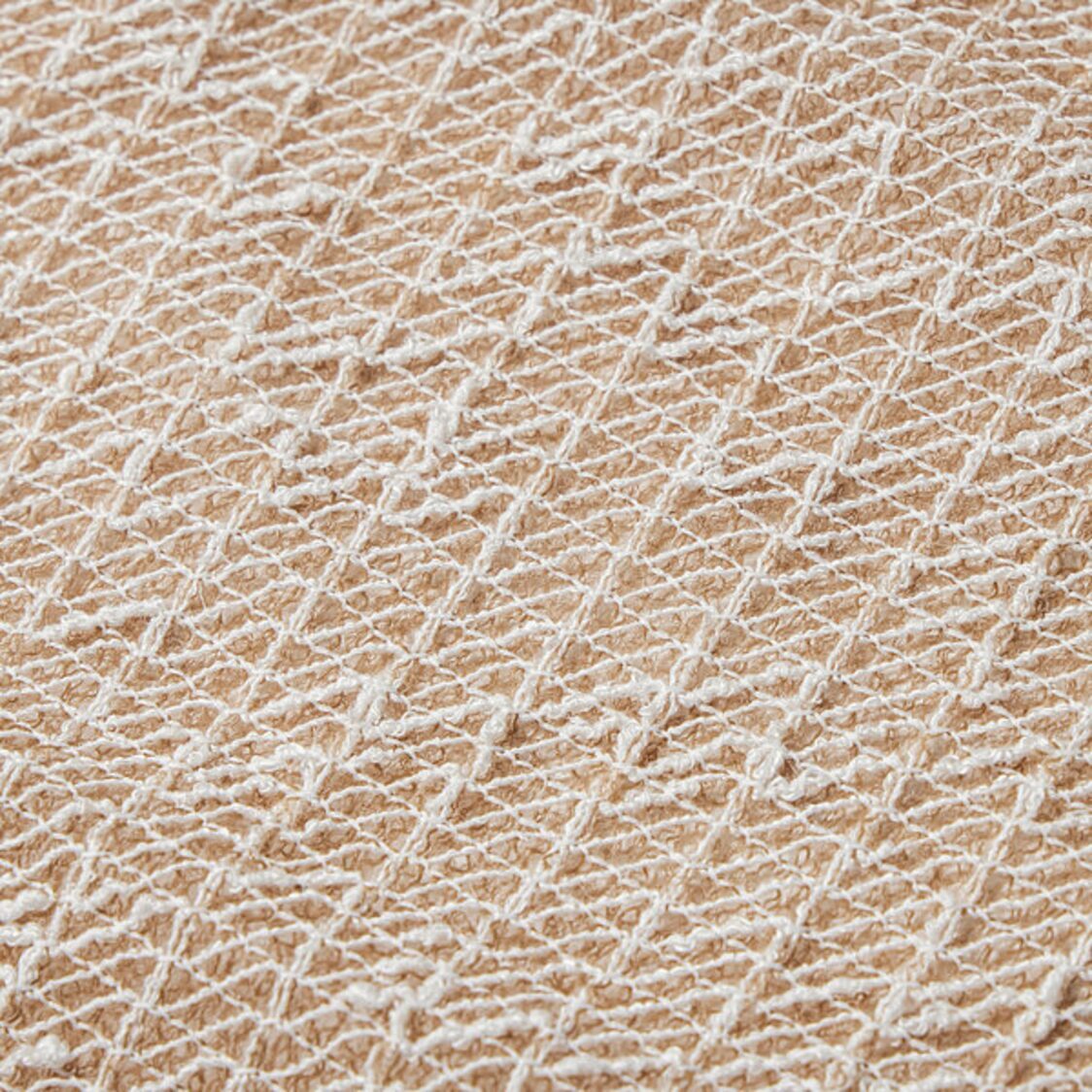 Jaju Cotton Linen Shower Towel Dark Beige